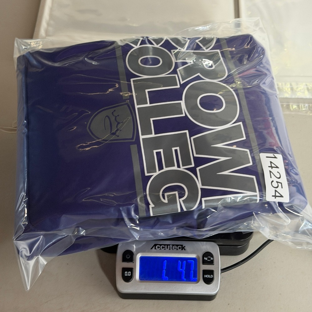 Adidas Mens XL Crown College ClimaWarm Hoodie Purple Graphic Sweatshirt M34538 - Picture 14 of 14